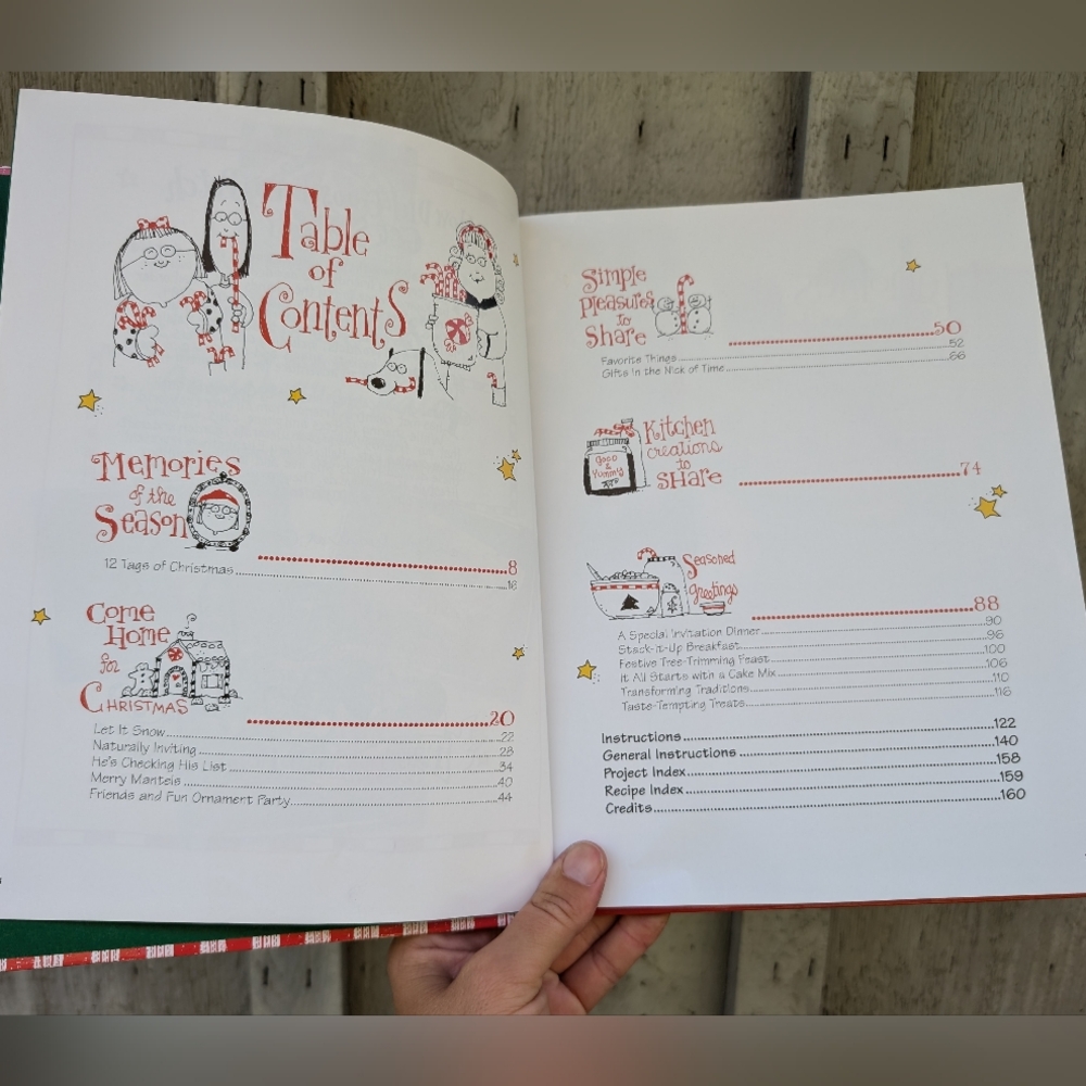 GOOSEBERRY PATCH Christmas Book 8 Hardcover Recipe Book Cookbook - Picture 5 of 7